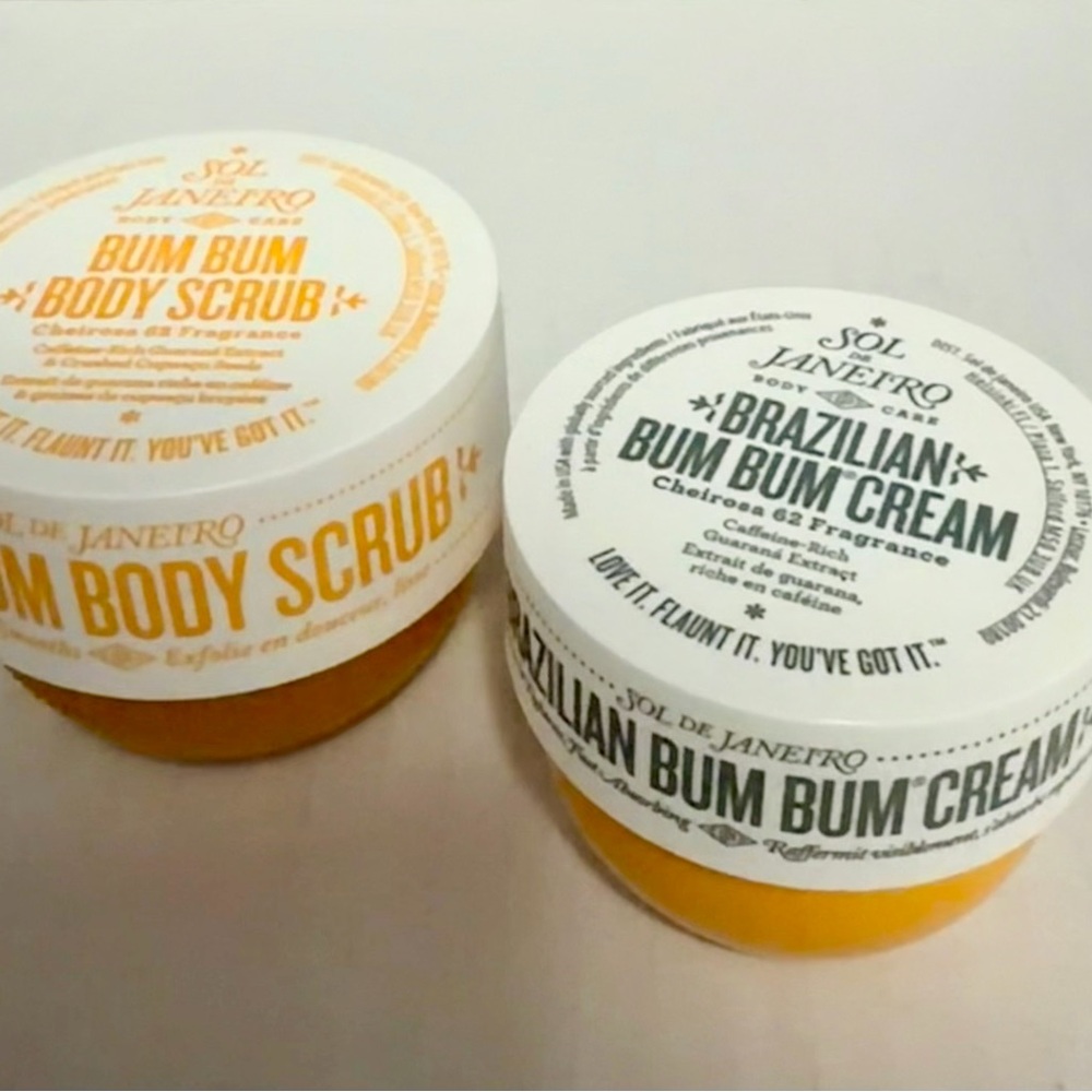 Sol de Janeiro Bum Bum Body Scrub and Cream Duo